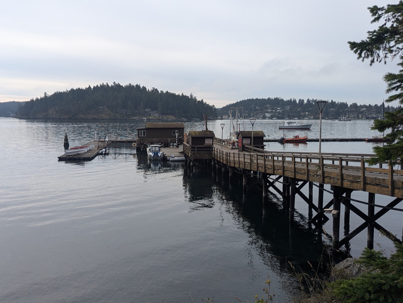 The research pier at Friday Harbor Laboratories